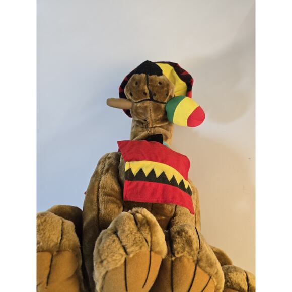 2003 Large Scooby-Doo Mexican Fiesta Sombrero Maraca and Poncho Plush 27" - Picture 5 of 6